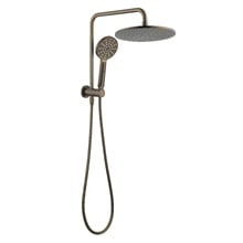 Avalon 250mm Round Short Twin Shower